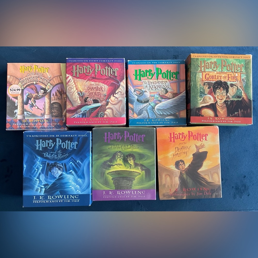Harry Potter Unabridged Audio Book Collection by J. K. Rowling, Books 1-7!